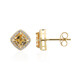 Citrine Silver Earrings