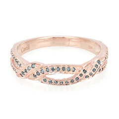 Fancy Diamond Silver Ring