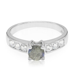 Romanian Spectrolite Silver Ring