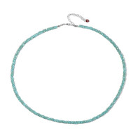 Blue Apatite Silver Necklace