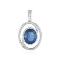Colour Change Fluorite Silver Pendant