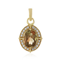 9K Oregon Sunstone Gold Pendant