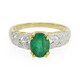 Bahia Emerald Silver Ring