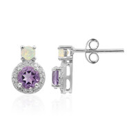 Amethyst Silver Earrings