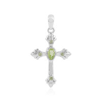 Peridot Silver Pendant