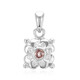 Padparadscha Sapphire Silver Pendant