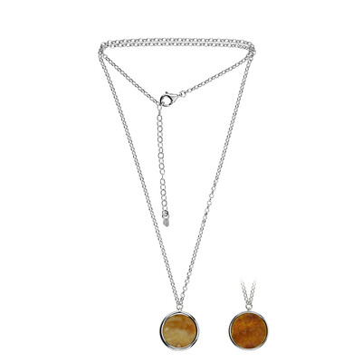 Baltic Amber Silver Necklace (dagen)