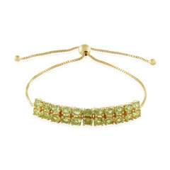 Peridot Silver Bracelet