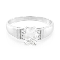 Petalite Silver Ring