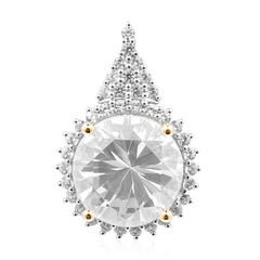 9K Danburite Gold Pendant