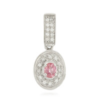Padparadscha Sapphire Silver Pendant