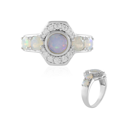 Welo Opal Silver Ring