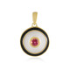 Brazilian Pink Tourmaline Silver Pendant