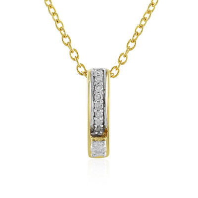 I4 (J) Diamond Silver Necklace