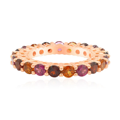 Mozambique Garnet Silver Ring