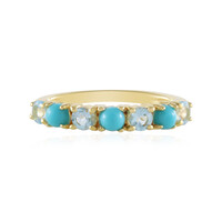 Sleeping Beauty Turquoise Silver Ring