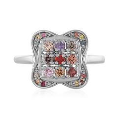 Fancy Sapphire Silver Ring
