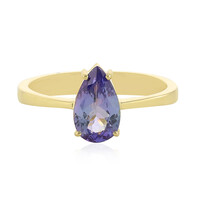 9K Unheated Tanzanite Gold Ring