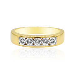 18K IF (D) Diamond Gold Ring