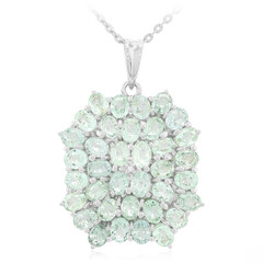 Paraiba Tourmaline Silver Necklace