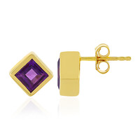 Amethyst Silver Earrings
