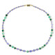 Tanzanite Silver Necklace (Adela Silber)