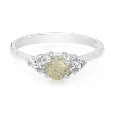 Romanian Spectrolite Silver Ring