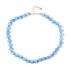 Brazilian Aquamarine Silver Necklace (Adela Silber)