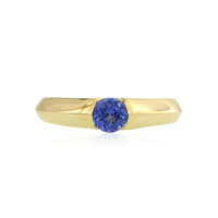 9K AAA Tanzanite Gold Ring (de Melo)