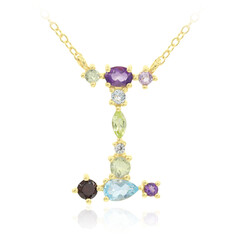 Swiss Blue Topaz Silver Necklace