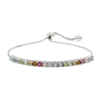 Swiss Blue Topaz Silver Bracelet
