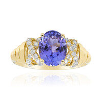 14K AAA Tanzanite Gold Ring (CIRARI)