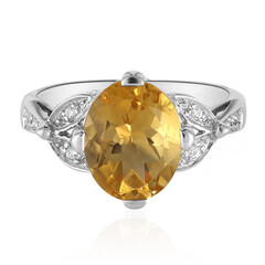 Citrine Silver Ring