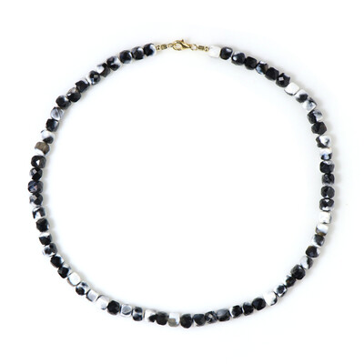 Zebra Jasper Silver Necklace