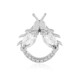 White Topaz Silver Pendant