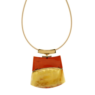 Baltic Amber Silver Necklace (dagen)