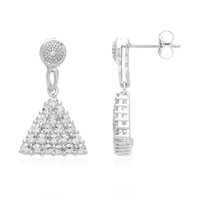 Aquamarine Silver Earrings