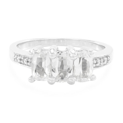 Himalayan Beryl Silver Ring