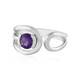 Siberian Amethyst Silver Ring (de Melo)