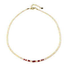 Welo Opal Silver Necklace
