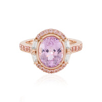 Kunzite Silver Ring (Adela Silber)