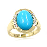 Sleeping Beauty Turquoise Silver Ring (Faszination Türkis)