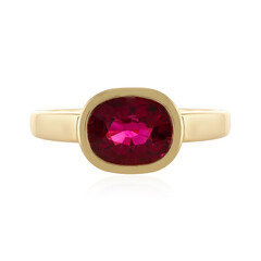 14K AAA Brazilian Rubelite Gold Ring (AMAYANI)