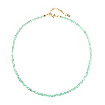Colombian Emerald Silver Necklace