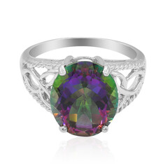 Mystic Topaz Silver Ring