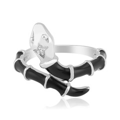 White Topaz Silver Ring