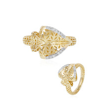 9K I1 (I) Diamond Gold Ring (Ornaments by de Melo)
