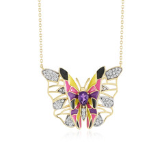 Amethyst Silver Necklace