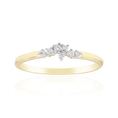 9K SI1 (G) Diamond Gold Ring (Annette)