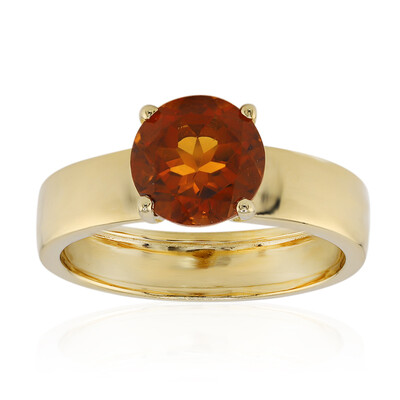 Madeira Citrine Silver Ring